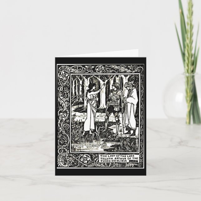 Notecard-Vintage Illustration-Aubrey Beardsley 10 Card (Front)