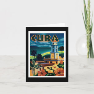 Notecard-Vintage Travel-Cuba Card