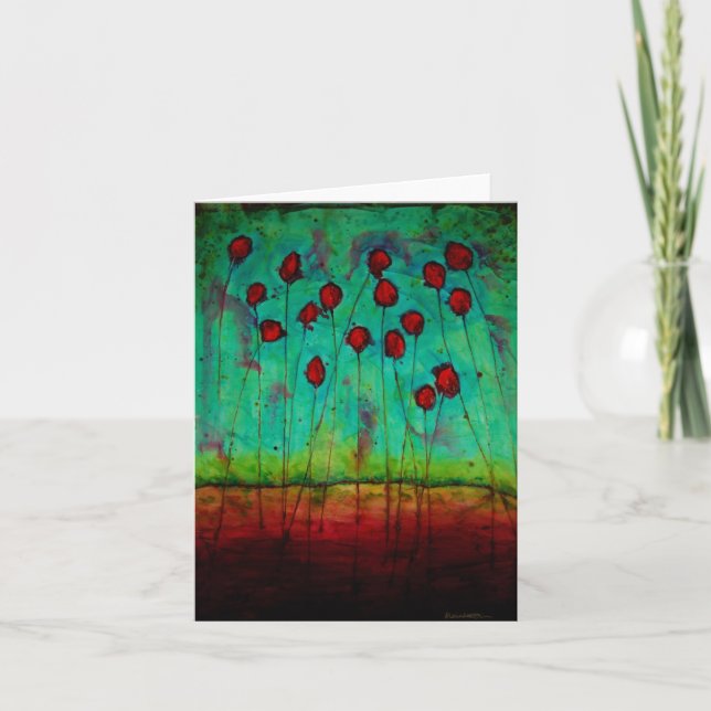 Notecard with the artwork of Marabeth Quin (Front)