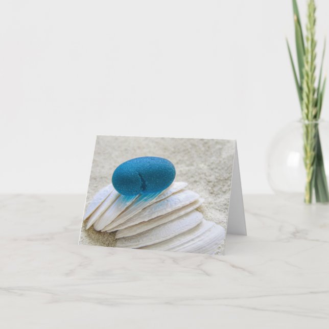 Notecards - Sea Glass in Teal (Front)