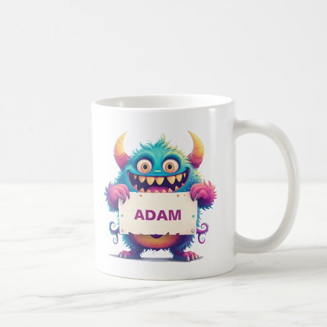 Noted Sign Funny Monster Coffee Mug (Right)