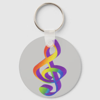 Notenschlüsselschlüsselanhänger Keychain