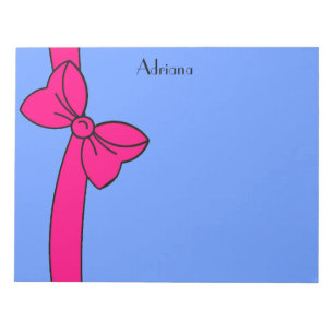 notepad,#230 tied bow notepad
