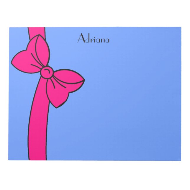 notepad,#230 tied bow notepad (Front)
