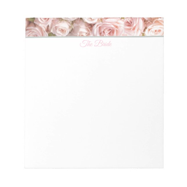 Notepad-Bride Notepad (Front)