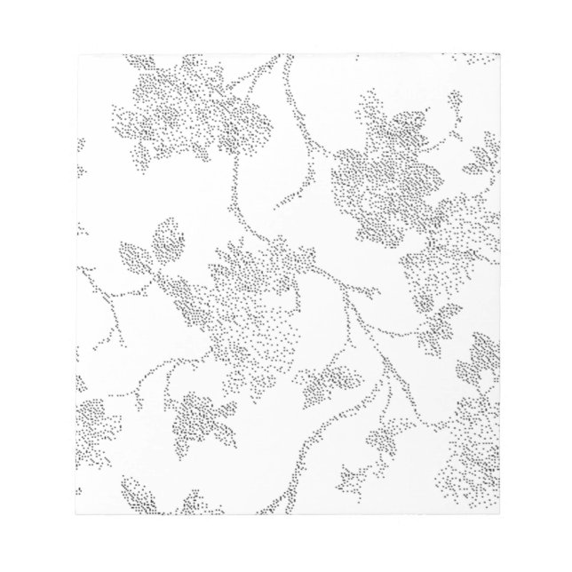 Notepad | Custom Floral | 40 Tear‑Away Pages (Front)