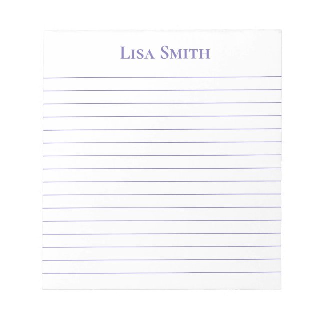 Notepad-Custom Name Notepad (Front)