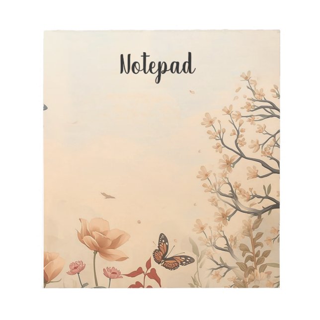 notepad design inspired by nature. (Front)