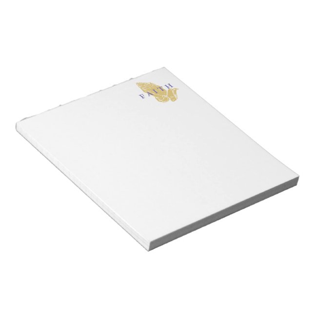 Notepad-Hands of Prayer Faith Notepad (Angled)