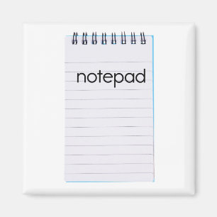 Notepad Refrigerator Magnet