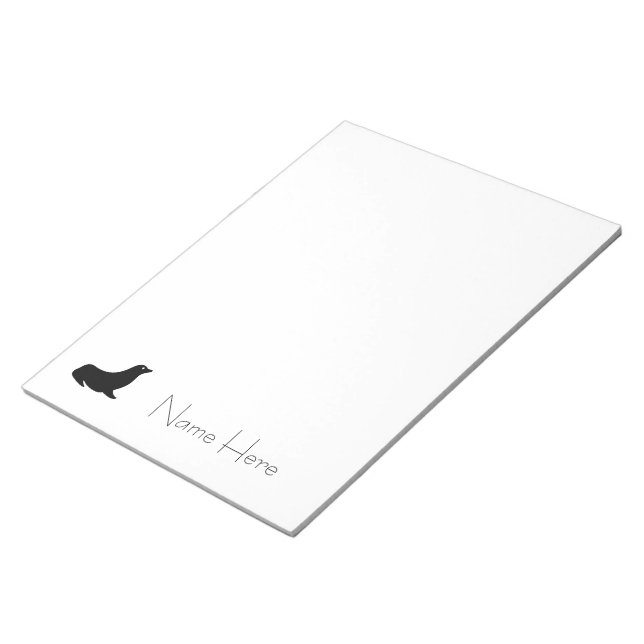 Notepad - Seal Silhouette (Angled)