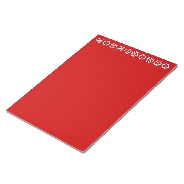 Notepad Snowflakes (Angled)