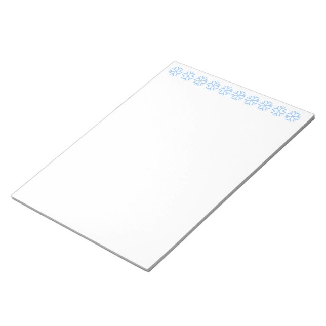 Notepad Snowflakes (Angled)