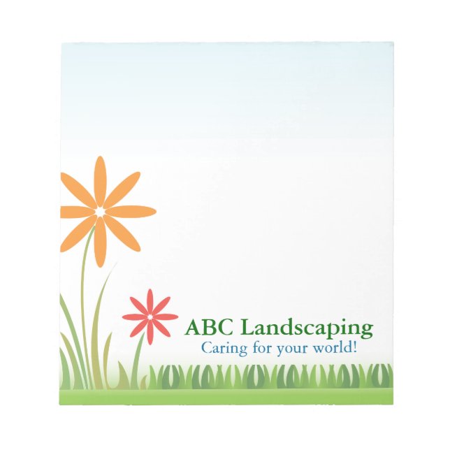 Notepad Template ABC Landscaping (Front)