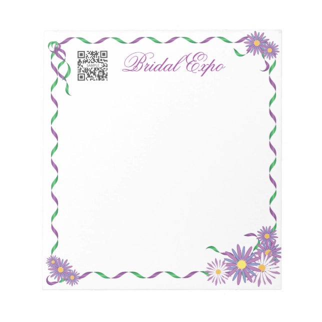 Notepad Template Bridal Expo (Front)
