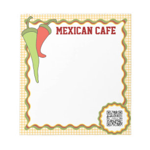 Notepad Template Mexican Food