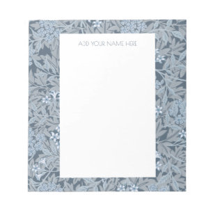 NOTEPAD : WILLIAM MORRIS :JASMINE DESIGN