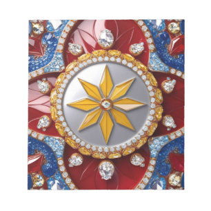 Notepad with Colombian Colours Modern Design