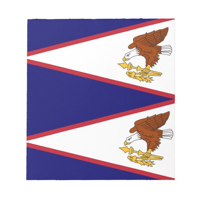Notepad with Flag of American Samoa (Front)