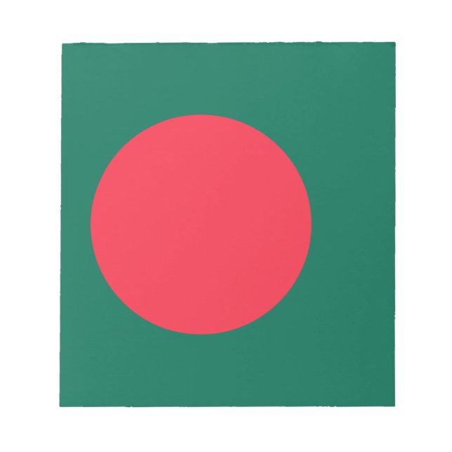 Notepad with Flag of Bangladesh (Front)