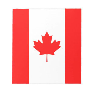 Notepad with Flag of Canada