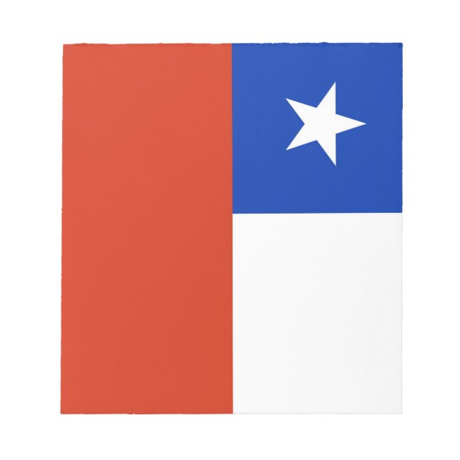 Notepad with Flag of Chile (Front)