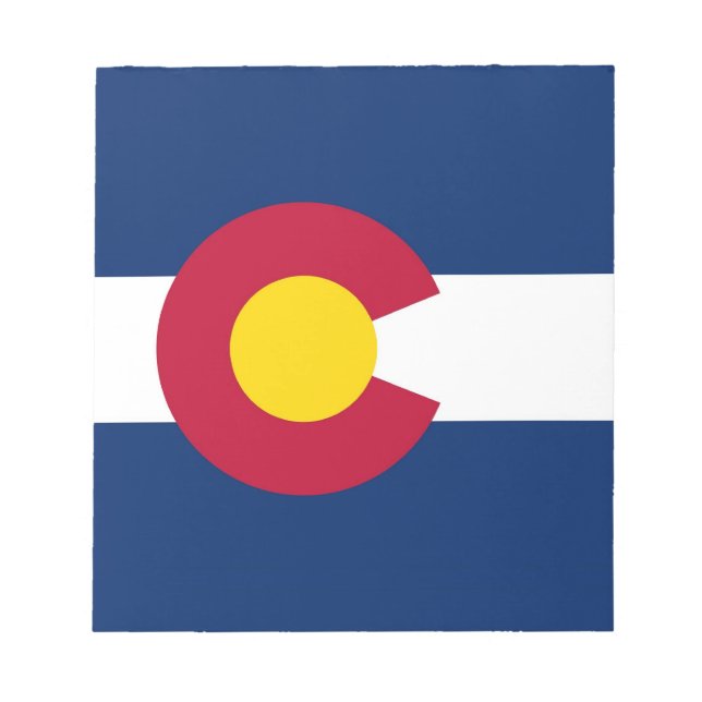 Notepad with Flag of Colorado State (Front)