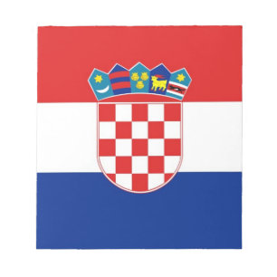 Notepad with Flag of Croatia