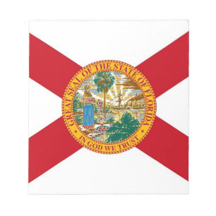 Notepad with Flag of Florida State