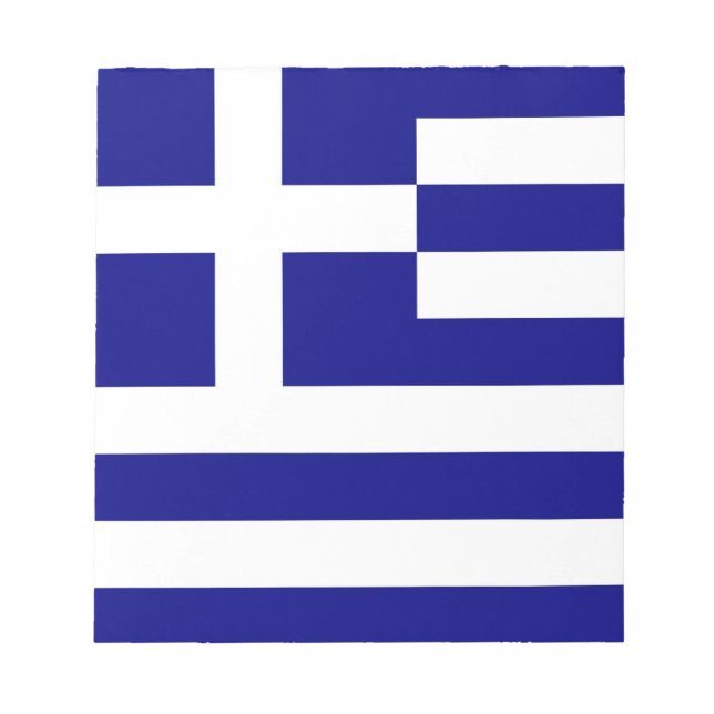 Notepad with Flag of Greece (Front)