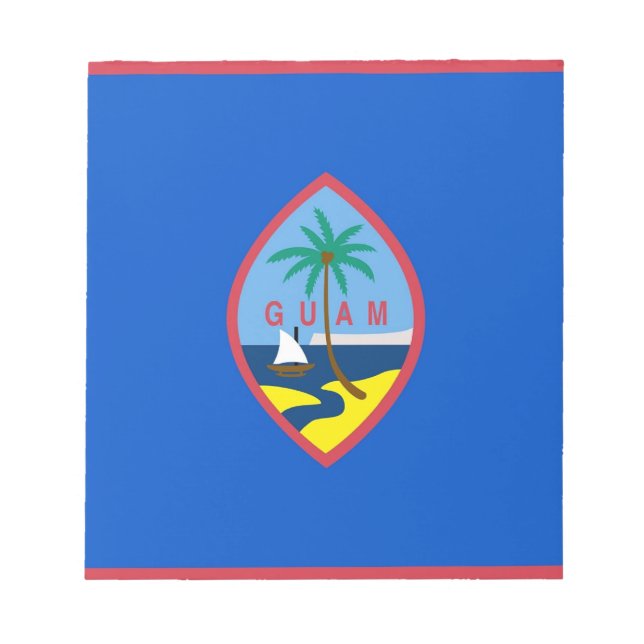 Notepad with Flag of Guam (Front)
