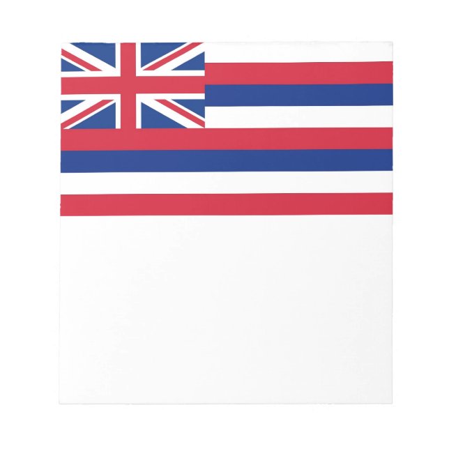 Notepad with Flag of Hawaii State (Front)