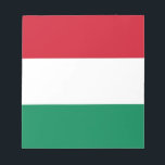Notepad with Flag of Hungary<br><div class="desc">Stay organized in style with our elegant notepad featuring the flag of Hungary! This notepad is more than just a practical tool for jotting down notes; it’s a celebration of Hungary’s rich cultural heritage and national pride. The vibrant design prominently displays the Hungarian flag, making it a unique and meaningful...</div>