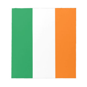 Notepad with Flag of Ireland