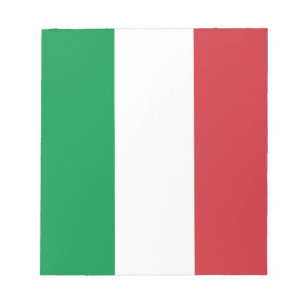 Notepad with Flag of Italy