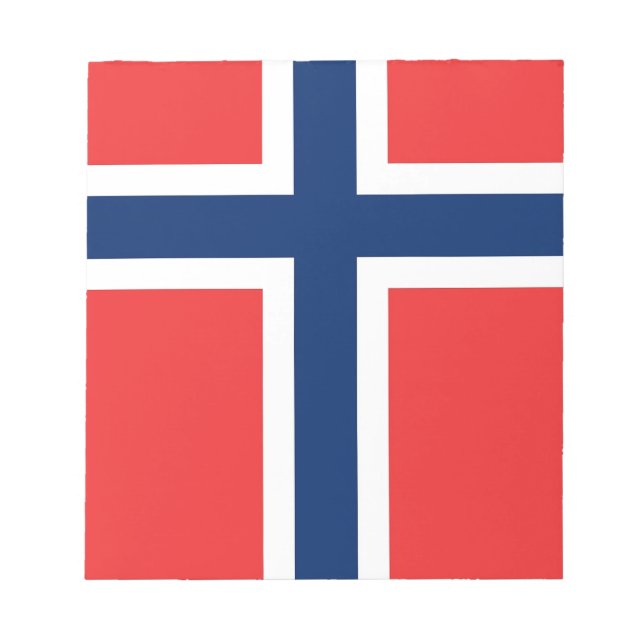 Notepad with Flag of Norway (Front)