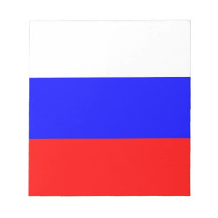 Notepad with Flag of Russia