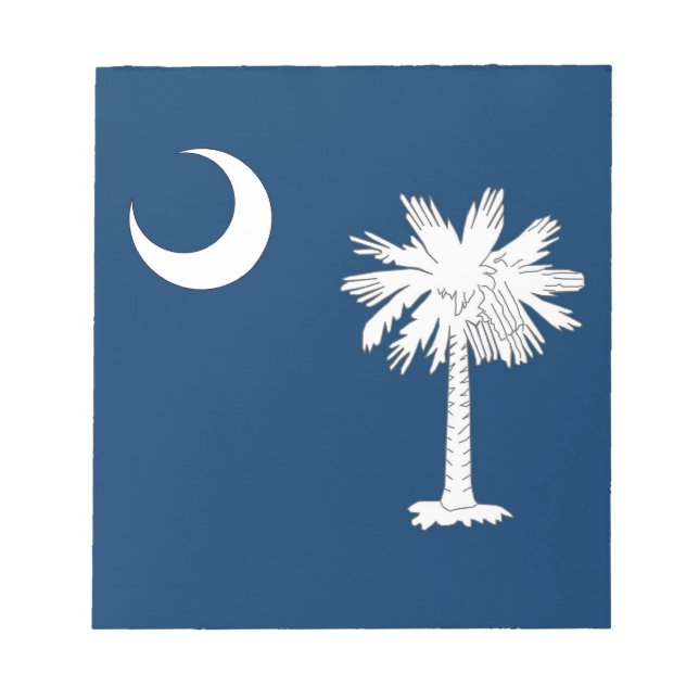 Notepad with Flag of South Carolina State (Front)