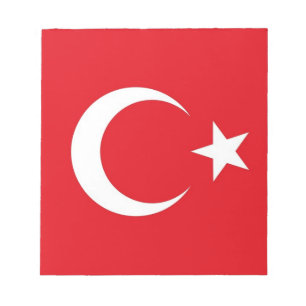 Notepad with Flag of Turkey