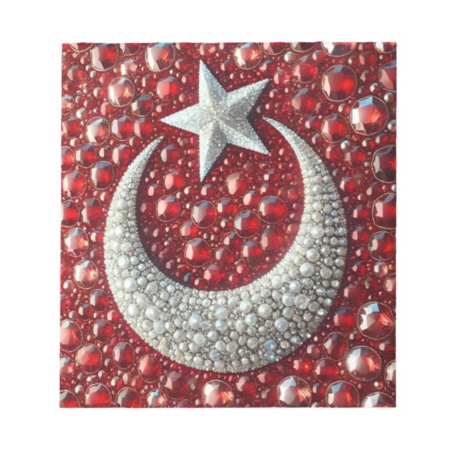 Notepad with Turkish Colours Modern Design (Front)