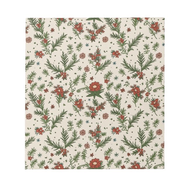 notepads with a Christmas pattern (Front)