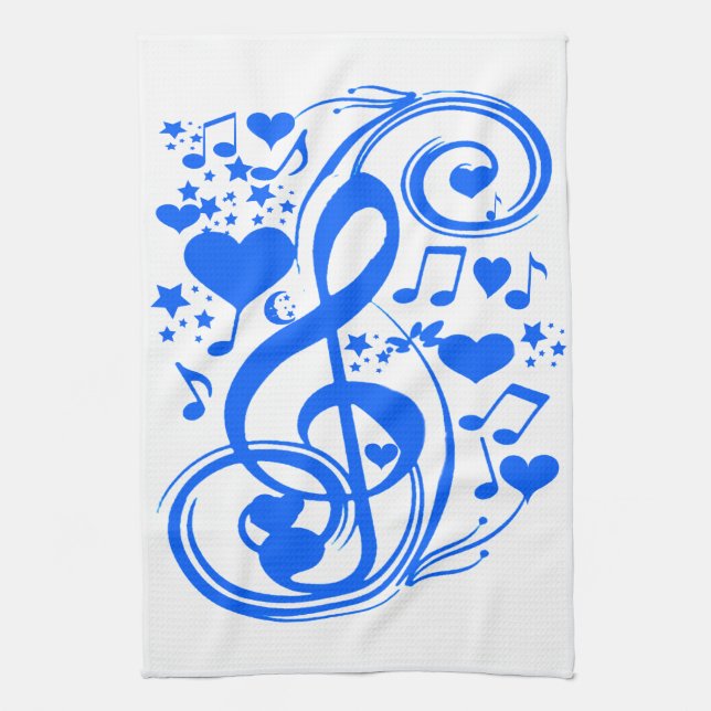 Notes 0f Love_ Kitchen Towel (Vertical)