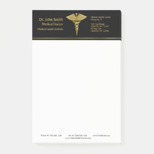 Notes Black Post-it® pour les modèles Médicales cl