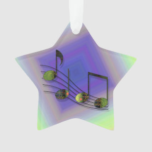 Notes de dubstep Ornement acrylique