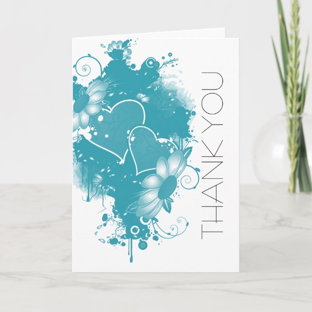 NOTES DE MERCI DE MARIAGE DE CONCEPTEUR (Devant)
