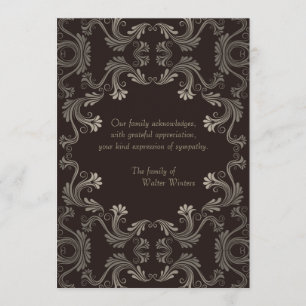 Notes de Merci de perte de souvenir