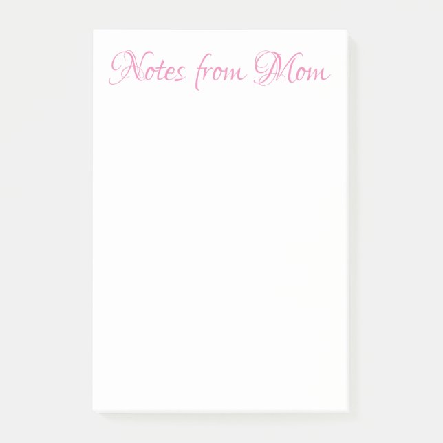 NOTES DE MOM Post-It Notes (Devant)
