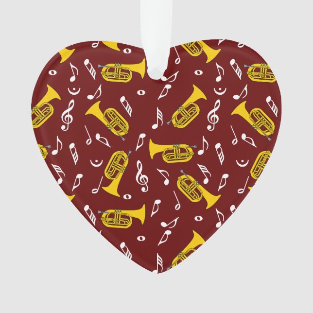 *Notes de musique Baritone Marching (devant)