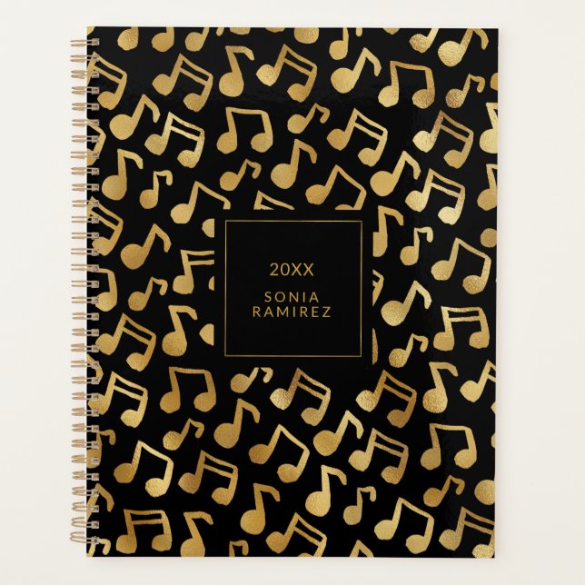 Notes de musique Black and Gold (Devant)