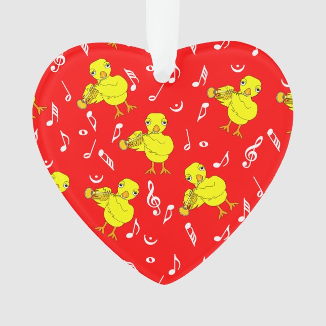 Notes de musique de trompette (devant)